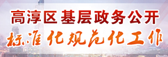 高淳區(qū)基層政務(wù)公開 標(biāo)準(zhǔn)化規(guī)范化工作